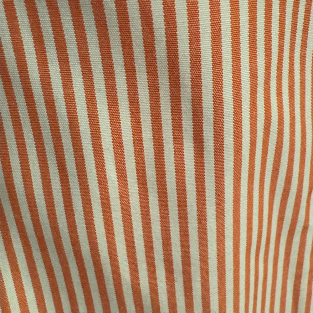 Gretchen Scott Designs Priss Brooks Blouse - Stripe in Tangerine EUC Size M - Picture 6 of 9